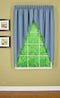 Today's Curtain, Orleans Scallop Curtain, Blue 63" Swagger Pair, 80" W x 63" L, Blue...