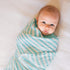 green sprouts Muslin Swaddle Blankets made from Organic Cotton | Generously sized for easy swaddling | Super soft & softer with every wash , 2 Cou...