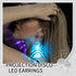 Disco Ball Earrings 16 Light Modes Rechargeable Light up Earrings LED Earrings Ball for Women Disco Party Dance Accessories...