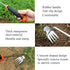 Gardening Hand Weeder Tools, New Weeding Artifact Uprooting Weeding Tool with Handle, Durable Manganese Steel Weed Puller Tool for Vegetable Garde...