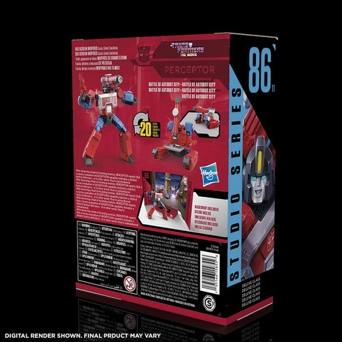 Transformers Toys Studio Series 86-11 Deluxe Class The The Movie Perceptor Action Figure - Ages 8 and Up, 4.5-inch...