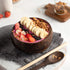 Jungle Culture 1 Coconut Bowl & Spoon with FREE eBook • Wooden Bowl • Salad Serving Bowl • Acai Smoothies Pasta Cereal Bowl • Vegan Gift Ideas • E...