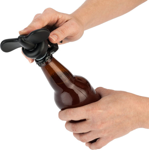 Soft Edge 3-in-1 Ambidextrous Safety Can Opener Jar Opener and Bottle Opener...