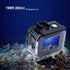 Waterproof Housing Case for GoPro Hero 9 10 11 12 Black, 60M Underwater Protective Dive Housing Shell with 2 Cold Shoe Adapters Brackets Accessori...