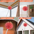 Cobweb Duster with Extension Pole, 59" Adjustable Stainless Steel Pole, Washable Duster with Medium-Stiff Bristles for Ceiling Fan, High Ceilings,...