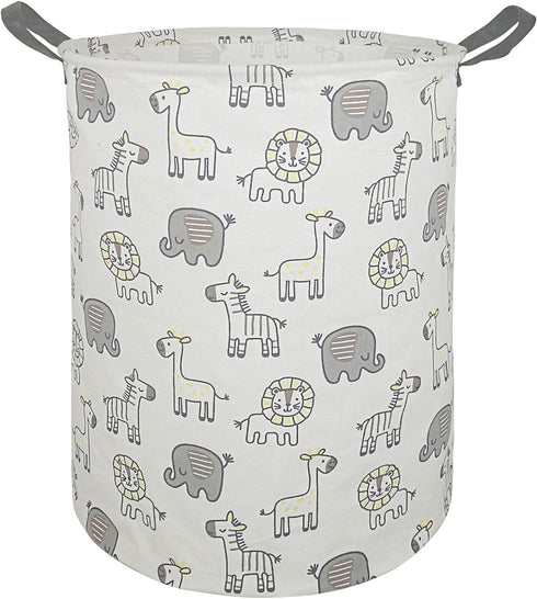 Kids Hamper Baby Storage Bins Gift Toy Box Organizer Nursery Waterproof Laundry Basket Large Canvas Collapsible Chest for Boys Girls Bedroom Close...