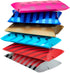 American Greetings Pillow Gift Boxes, Bright Multicolored Polka Dots and Stripes (6 Boxes)...