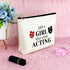 Theatre Lover Gifts Makeup Bag Theatre Drama Gift for Actress Theater Gifts for Women Theatre Acting Gift for Drama Student Retirement Graduation ...
