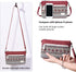 ArcEnCiel Small Crossbody Bag Canvas Cell Phone Purse Wallet with Shoulder Strap Handbag for Women Girls...