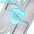 khanka Hard Electric Toothbrush Travel Case with 2 Pack Toothpaste Cap, Compatible with Philips Sonicare ProtectiveClean 4100 5100 5300 6100 6500,...