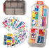 Large Pill Organizer with Medicine Labels Travel Daily Pill Container Mini Medication Organizer Storage Pill Organizer Pill Case 7 Day Pill Organi...