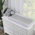 NoJo Baby-Saurus Gray and White Super Soft Word Print Changing Pad Cover...