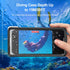 Beasyjoy Waterproof Phone Case, Underwater Snorkeling Diving Phone Case, Universal Self-Check Water Proof Case Up to 6.9 Inch for iPhone 15/14/13/...