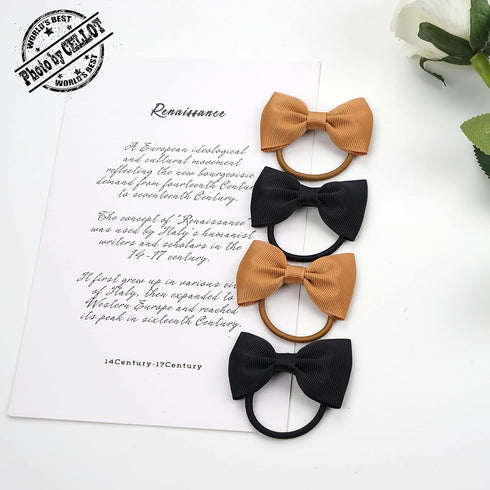 CÉLLOT Toddler Hair Accessories - 40pcs 2.75" Elastics Rubber Ribbon Bands, Bows for Baby Girls, Kids & Children...