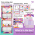 Potty Training Chart for Toddlers Girls, Unicorn Design - Sticker Chart, 4 Week Reward Chart - 213 Cute Stickers, Certificate, Instruction Booklet...