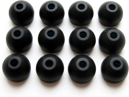12 pcs (L) Large Hybrid Replacement Set Earbuds Eartips Compatible with Sony XBA, MDR and DR Series in-Ear Earphone Headsets...