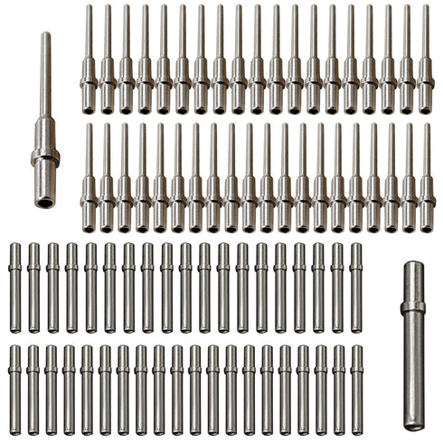 ST6260 DTM Series Connector Terminal Kit Contact Size 20, 40 PCS Male 0460-202-20141 & 40 PCS Female 0462-215-20141, Solid Contacts Wire Gauge 20-...