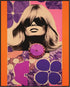 Posterizer 1 pcs-orange and purple collage with vintage woman-Retro Art-Abstract & Modern Art-Gift for Art Lovers- UNFRAMED Wall Art...