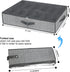 Under Bed Shoe Storage Organizer for Closet Fits 24 Pairs-Sturdy Underbed Shoe Containers Boxes Organizador De Zapatos with Clear Cover,Set of 2, ...