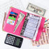 Glitter Budget Planner,Money Saving Binder with Zipper Envelopes & Expense Budget Sheets,Envelopes Money Saving Challenge,Savings Budget Planner w...