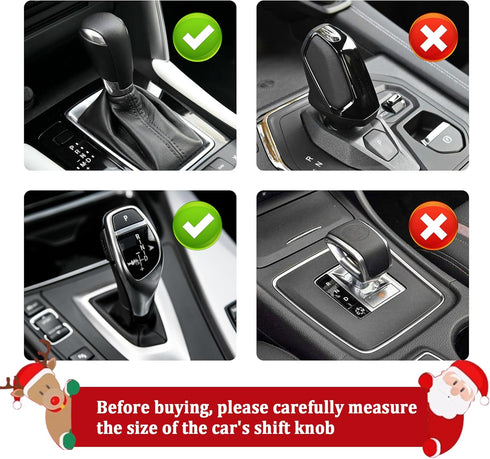 Hoodie Car Gear Shift Cover,Christmas Car Decor Gear Shift Knob Cover for Manual/Automatic Shift Knob,Universal Car Accessories Hoodie for Gear Sh...