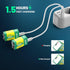 Rechargeable 9V Lithium Batteries - 13500mWh Long Lasting LI-ion Batteries with Micro Charging Cable - Quick Charge in 1.5 Hours, 9 Volt Battery f...