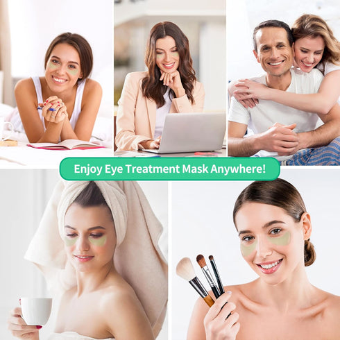 BREYLEE Aloe Vera Eye Mask– 60 Pcs - Puffy Eyes and Dark Circles Treatments – Look Younger and Reduce Wrinkles and Fine Lines Undereye, Improve an...