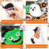 20Pcs Halloween Magnet Car Decorations Waterproof Trick or Treat Automotive Magnet Stickers Refrigerator Magnets Boo Pumpkin Ghost Candy Bat Home ...