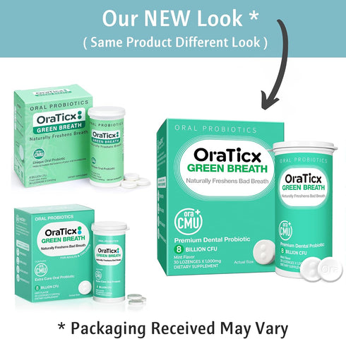Green Breath Oral Care Probiotics, Naturally Support Freshens Bad Breath & Healthy Mouth, Dental Probiotic Supplement 8 Billion CFU, Mint Flavor 3...