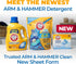 Arm & Hammer Power Sheets Laundry Detergent, Fresh Linen 50ct, up to 100 Small Loads (Packaging may vary)...