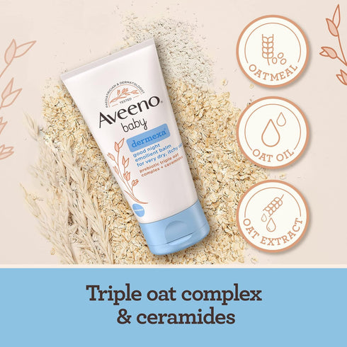 Aveeno Baby Dermexa Good Night Emollient Balm, 75 ml...