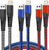 cugunu USB Lightning Cable 3 Pack 6FT iPhone Charger Apple MFi Certified Nylon Braided Fast Charging Cord Compatible with iPhone 14/13/12/11/X/Max...