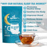 Aprika Life Sleep Tea for Bedtime Relaxation & Stress Relief – Natural Caffeine-Free Herbal Nighttime Tea with Chamomile, Lavender, Mint & Hibiscu...