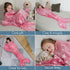 Mermaid Tail Blanket for Girls, Glow in The Dark Mermaid Sleeping Bag, Snuggle Girls Throw, Plush Cozy Soft Fleece Blanket for age 2-12, Valentine...
