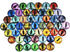 DROLE 100Pcs 12mm Assorted Eye Covered Cabochons Flatback Cabs Animal Doll Evil Eye Cabochon for DIY Crafts Jewelry Making...