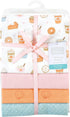Hudson Baby Unisex Baby Cotton Flannel Receiving Blankets, Pumpkin Spice, One Size...