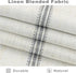 DriftAway Farmhouse Vertical Striped Linen Blend Valances for Windows 18 Inch Blackout Kichen Curtain Valance for Living Room Country Vintage Line...