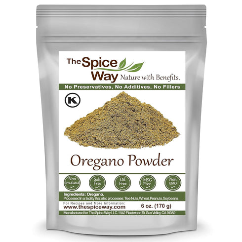 The Spice Way Oregano Ground - (6 oz) dried oregano herb leaves powder...