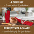 Native Fab Pot Holders and Oven Mitts Sets for Kitchen Heat Resistant - Hanging Non-Slip - 100% Cotton Kitchen Oven Mitts and Pot Holders 4-Piece ...