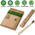 10 Count Bamboo Toothbrushes (Toothbrush Soft+Toothbrush Medium) Charcoal Toothbrushes - Natural Wood Toothbrushes Bulk, Reusable Travel Toothbrus...