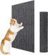 23.6x15.8 Cat Wall Scratcher Mat with Nano Tape,Anti Cats Scratch Furniture Couch Carpet Corner Protector for Indoor,Trimmable Cat Scratching Pad ...