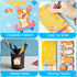 Corgi Sticky Notes Set - 550 Sheets Blue Corgi Self-Stick Notes Pads, Self-Adhesive Cute Corgi Lovers Separation Tabs Writing Memo Pages Notes for...