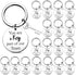 Junkin 20 Pcs Thank You Keychain Gifts for Team Employee Appreciation Keychain Gifts for Women Men Staff Teacher Retirement (Round)...