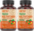 DEVA Vegan Multivitamin and Mineral Supplement - One Daily Vitamin Formula with Greens - Iron Free - 90 Coated Tablets (Pack of 2)...