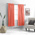 DONREN Coral Blackout Curtain Panels with Rod Pocket - Room Darkening Thermal Insulated Curtains for Bedroom (52 W x 63 L Inch,2 Panels)...