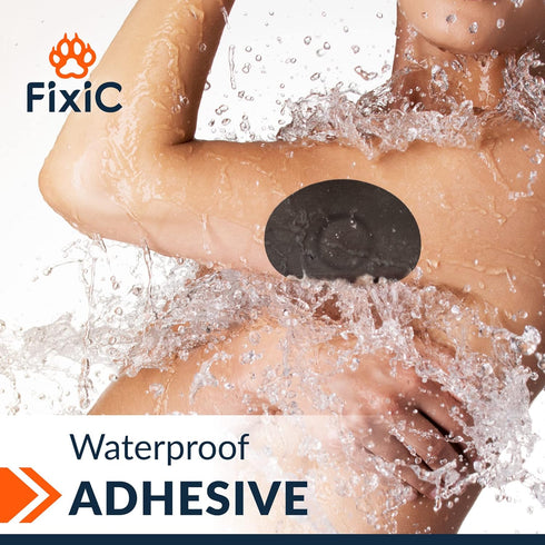 FixiC Freestyle Adhesive Patches 25 PCS – Good for Libre 1, 2, 3 & Plus – G7 & Stelo – Guardian – Waterproof Adhesive Patches – Libre Adhesive Cov...