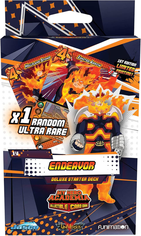 Jasco Games My Hero Academia Collectible Card Game Series 3 Endeavor Starter Deck | Trading Card Game for Adults and Teens | Ages 14+ | 2 Players ...