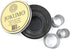 11 Piece Graduated Sizes Fluted Edge Round Pastry/Cookie Cutter Set Heavy Duty 18/8 304 Stainless Steel – Metal Engrave Size –Tin Storage Box for ...