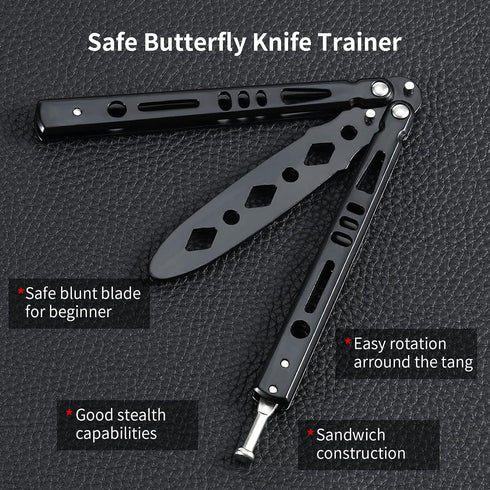 Practice Tool with Cool Color Design, Full Stainless Steel, Set of 3 Color (black&silver&colorful)...