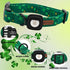 Elegant little tail Airtag Dog Collar, St Patrick's Day Dog Collar Pet with Airtag Holder Holiday Pet Collar Cute Puppy Collar Adjustable Pet Dog ...